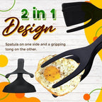 📢📢30% OFF !! ⏰2 In 1 Grip Flip Tongs