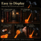 🐉 Dragon Bookshelf Nook Light  🔥