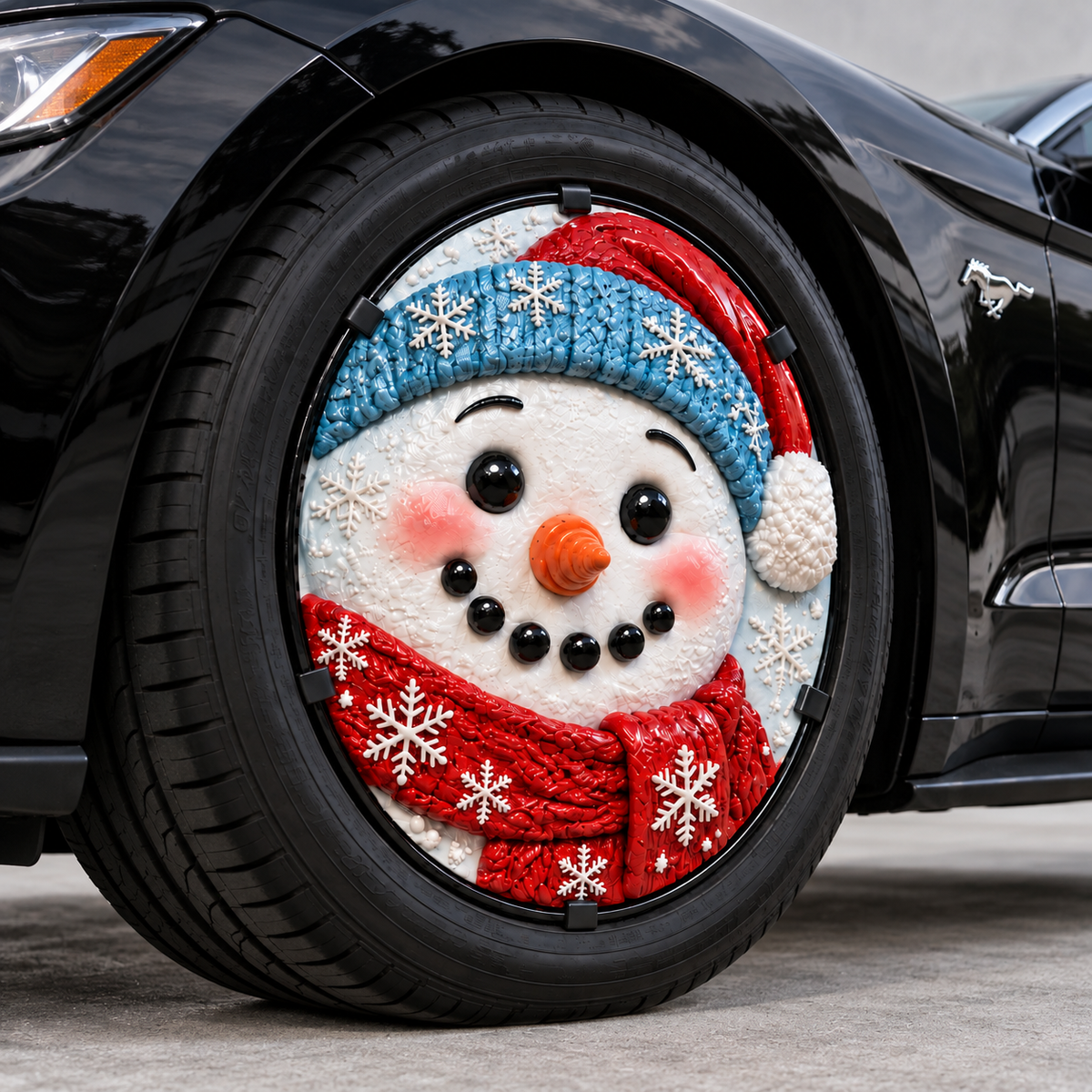 Christmas Face Wheel Cover 2026