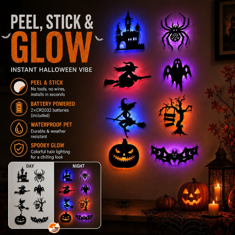 Halloween LED Silhouette Lights