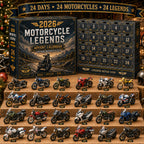 2026 Motorcycle Legends Advent Calendar – 24 Days, 24 Mini Motorcycles, 24 Legendary Rides