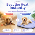 🐶🐱❄️Cooling Gel Mat for Pets Summer Heat Relief Pad Breathable Non-Toxic Cool Sleeping Mat for Dogs Cats