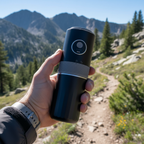 Portable Grind & Brew Coffee Maker — Fresh Ground, Anywhere You Wake Up