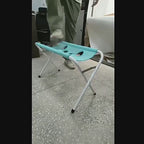Pet Bathing Hammock Stand Foldable Dog Cat Grooming Drying Table Breathable Mesh Bath Helper for Small Pets