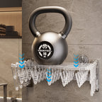 20-Clip Foldable Suction Cup Drying Racks