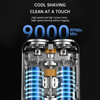 📢📢50% OFF !! ⏰Portable Mini Men's Electric Shaver – Compact & Rechargeable