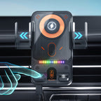 🔥HOT SALE 49% OFF🎁⚡Over 50K sold! 📱Smart 2-in-1 Car Rotating Mobile Phone Holder & Wireless Charger⚡