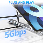 💥HOT SALE💥Limited-time offer-USB-C Docking Station Laptop Stand with 4K HDMI