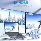 💥HOT SALE💥Limited-time offer-USB-C Docking Station Laptop Stand with 4K HDMI