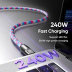 💥2 IN 1 Cell Phone Lanyard Fast Charging Data Cable