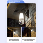 🔥Smart WiFi security camera with lighting