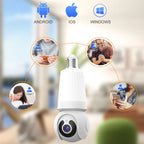 🔥Smart WiFi security camera with lighting