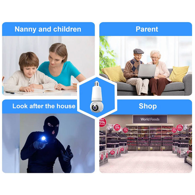 🔥Smart WiFi security camera with lighting