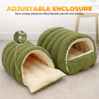 🐶😸Warmth Cozy Comfort Plush Pet Cave