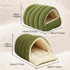 🐶😸Warmth Cozy Comfort Plush Pet Cave