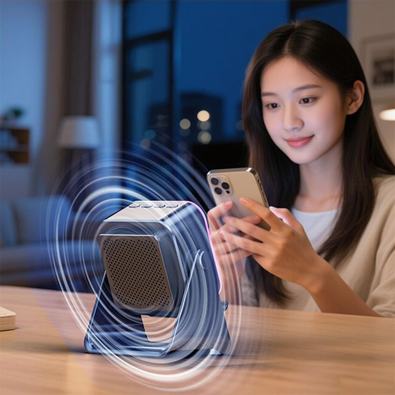 🎶📱5-in-1 Wireless Induction Bluetooth Speaker with Adjustable Phone Stand