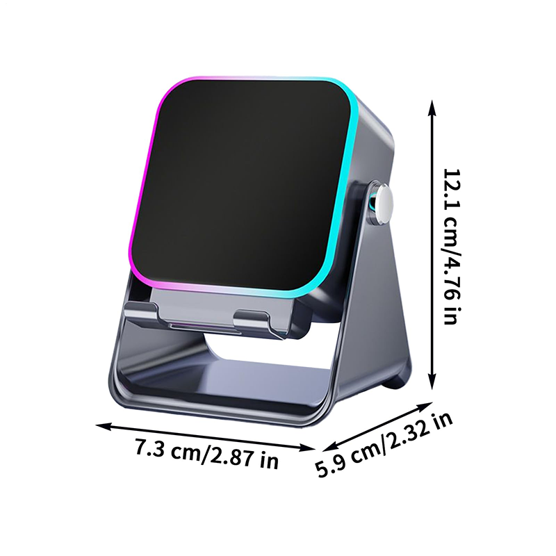 🎶📱5-in-1 Wireless Induction Bluetooth Speaker with Adjustable Phone Stand