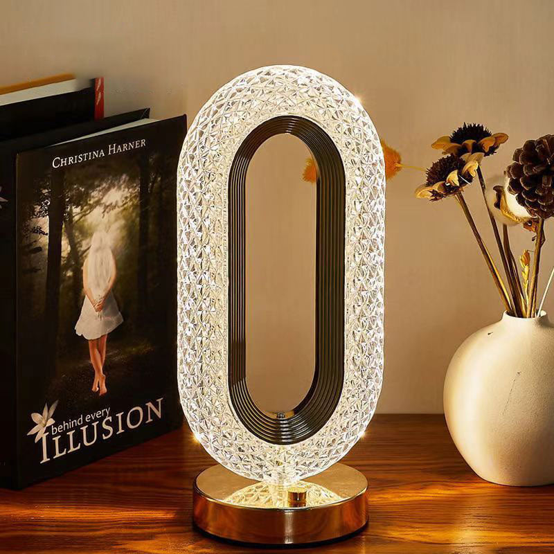 🥳SUMMER HOT SALE🥳💞50K+ SOLD!💥50% OFF! 🔥✨Rechargeable Luxury Crystal LED Night Light Lamp