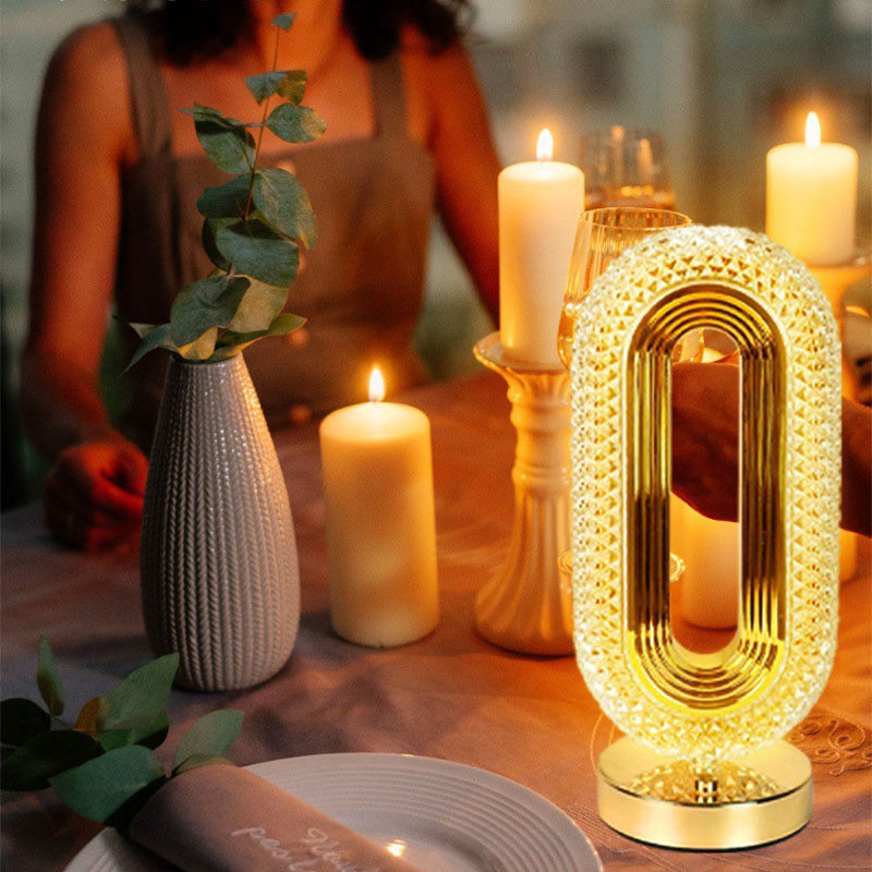 🥳SUMMER HOT SALE🥳💞50K+ SOLD!💥50% OFF! 🔥✨Rechargeable Luxury Crystal LED Night Light Lamp