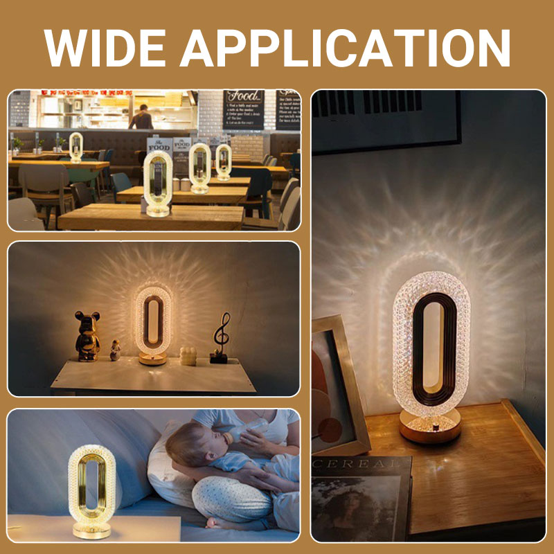 🥳SUMMER HOT SALE🥳💞50K+ SOLD!💥50% OFF! 🔥✨Rechargeable Luxury Crystal LED Night Light Lamp