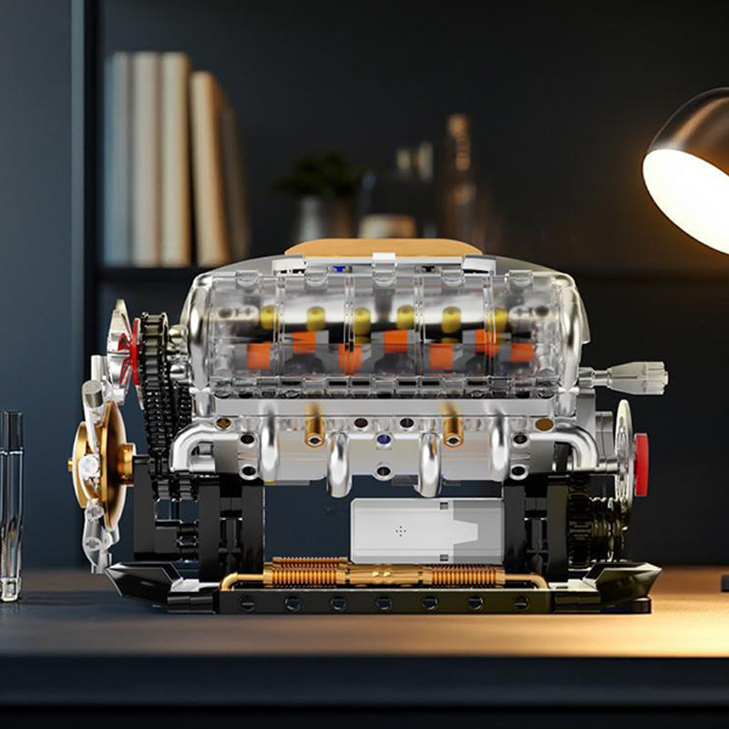 🎉Final Day Sale: 49% OFF + FREE SHIPPING🔥 - Building Blocks OHV V8 Small-Block Engine Model Kit