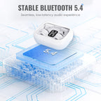 📢📢49% OFF !!🎅【🎁Best Christmas Gift🎁】🎄4-in-1 Wireless Earbuds with LED Case