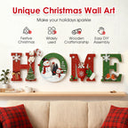 🎄⛄Christmas Wooden Wall Decor Letter Sign - HOME/JOY