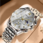 🔥HOT STYLE🔥 Men's Waterproof Quartz Watch - Stylish & Durable, Perfect for Daily Wear and Outdoor Activities ✨