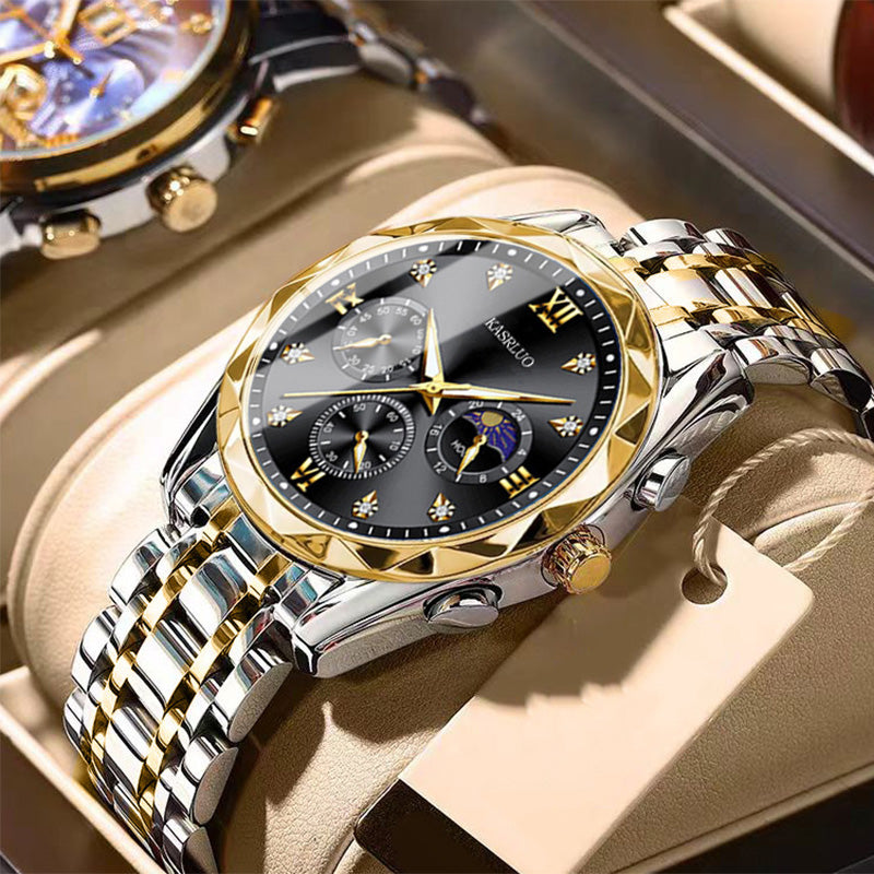 🔥HOT STYLE🔥 Men's Waterproof Quartz Watch - Stylish & Durable, Perfect for Daily Wear and Outdoor Activities ✨