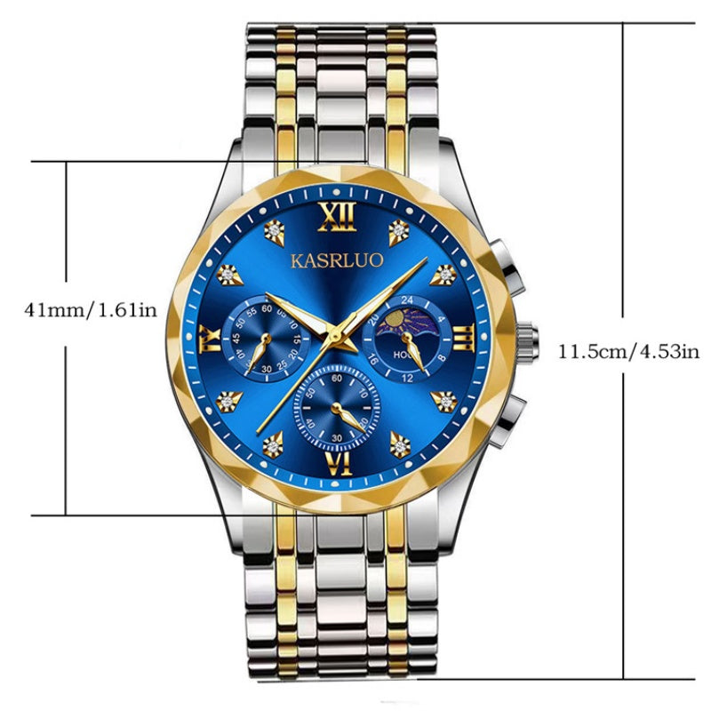 🔥HOT STYLE🔥 Men's Waterproof Quartz Watch - Stylish & Durable, Perfect for Daily Wear and Outdoor Activities ✨