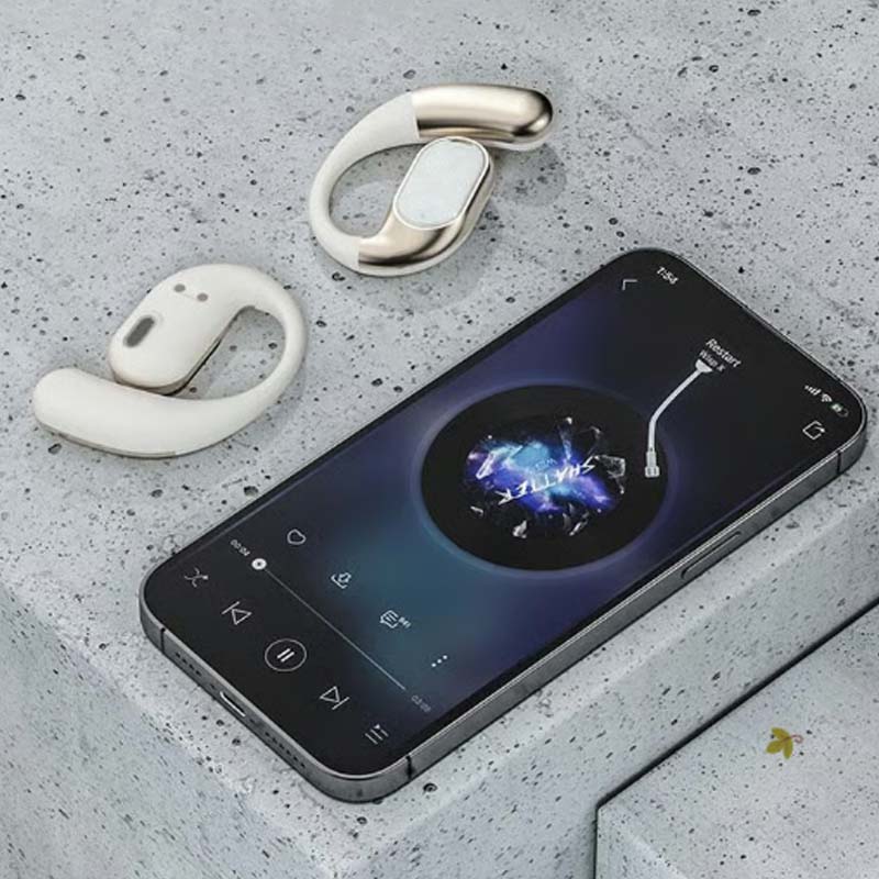 🎧 49% OFF NOW! ⚡ Wireless Open-Ear Earbuds – Lightweight, Clear Sound & Safe for Outdoor Use 🏃‍♂️✨