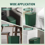 Hanging Kitchen Bin with Lid – No Smell, Space-Saving Rubbish Bin for Cabinet/Wall Use