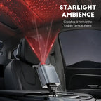⚡ BUY 2 GET 1 FREE! ✨ Ultra-fast 4-in-1 Car Charger 90W – With Retractable Cables & Ambient Starlight 🚗🌌