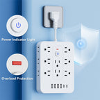 ✨🔥Hot Sale Deals-20-in-1 Power Strip with Overload Protection🔌