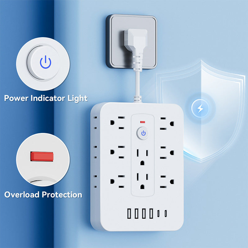 ✨🔥Hot Sale Deals-20-in-1 Power Strip with Overload Protection🔌