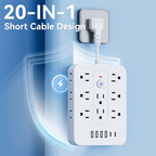 ✨🔥Hot Sale Deals-20-in-1 Power Strip with Overload Protection🔌
