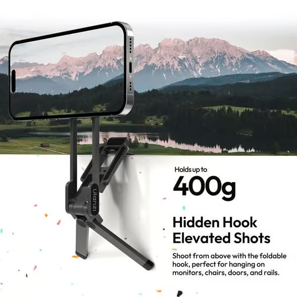 📢📢49% off!! ⏰ Magnetic Mount – 5-in-1 Mini Tripod with Dual MagSafe Magnets, Foldable Hook & Arca-Swiss Base! 📱🎥