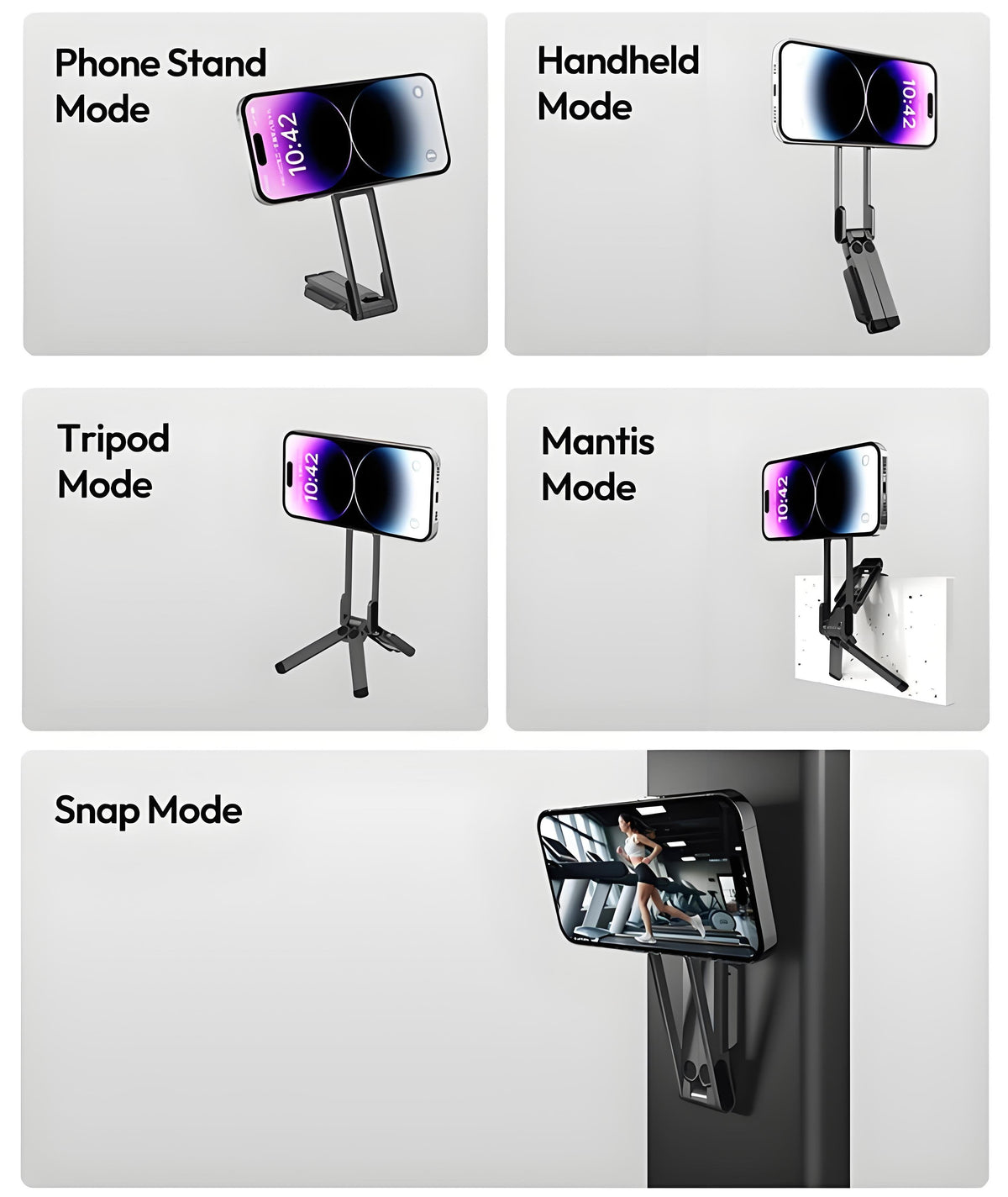 📢📢49% off!! ⏰ Magnetic Mount – 5-in-1 Mini Tripod with Dual MagSafe Magnets, Foldable Hook & Arca-Swiss Base! 📱🎥