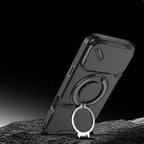 🔥50％ Off ＆Hot Sale🔥Magnetic Phone Case with Ring Stand For iPhone.airbag military protection