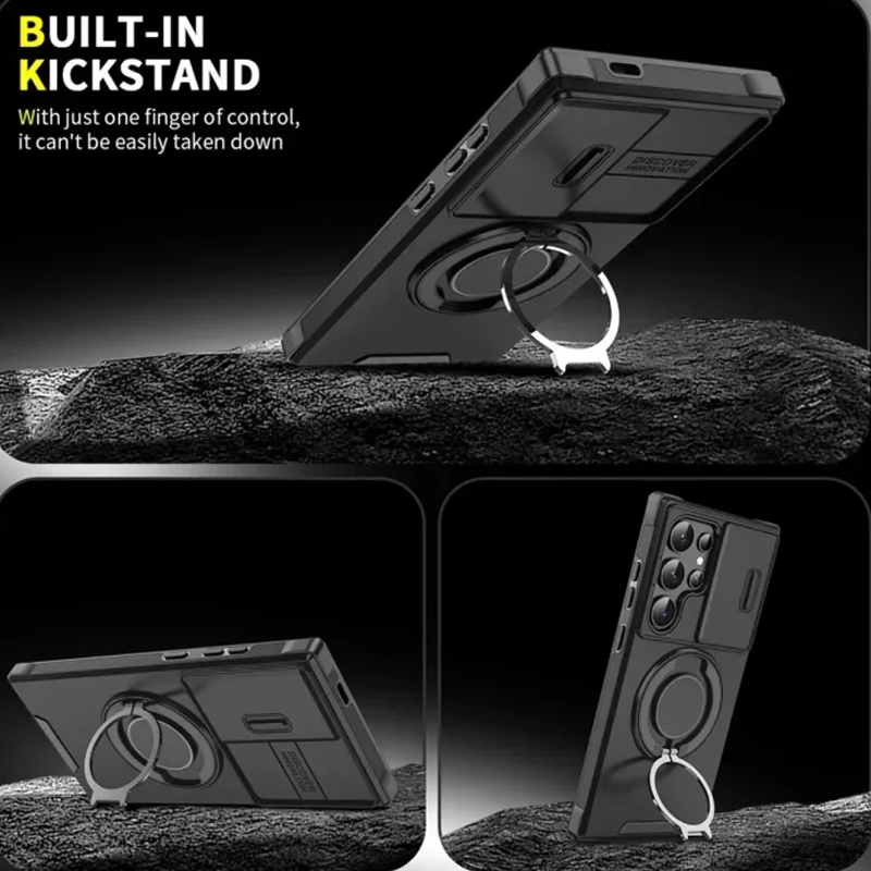 🥳2026 HOT SALE🥳💞50K+ SOLD!🎬🔥 49% OFF! 3-in-1 Magnetic Case for Samsung – Snap & Go Stand + Raised Camera Guard + Full Protection. Your all-in-one daily shield. 🛡️🧲