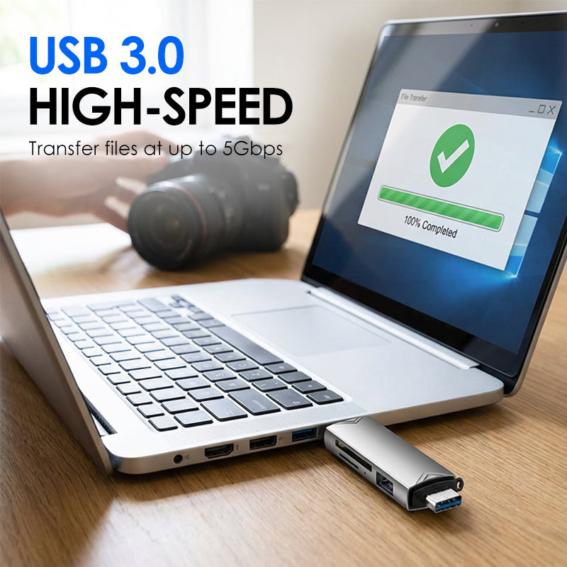 📢📢49% OFF !!!⏰6-in-1 USB 3.0 OTG Card Reader