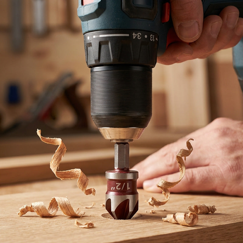 📢📢40% OFF !! ⏰ Countersink Drill Bit Set for Woodworking (5PCS/3PCS) – Clean Flush Holes, Durable & Time-Saving ⚙️