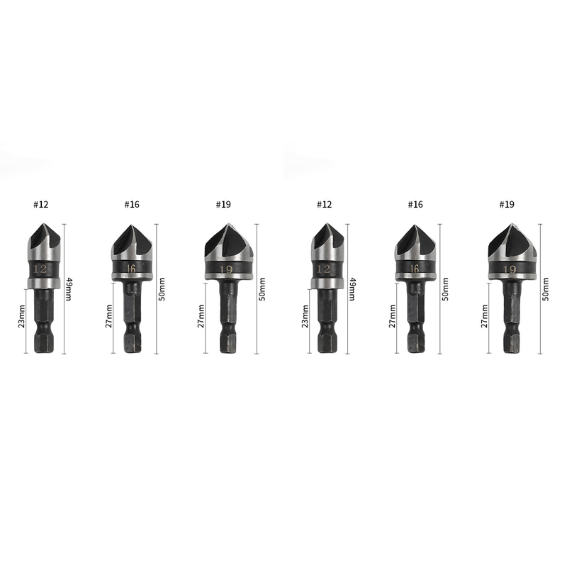 📢📢40% OFF !! ⏰ Countersink Drill Bit Set for Woodworking (5PCS/3PCS) – Clean Flush Holes, Durable & Time-Saving ⚙️