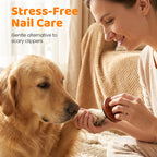 🔥50% OFF Half Price 🐕Wooden Pet Nail File with Replaceable Pads Gentle Paw Grooming Tool for Dogs Cats Small Pets