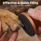 🔥50% OFF Half Price 🐕Wooden Pet Nail File with Replaceable Pads Gentle Paw Grooming Tool for Dogs Cats Small Pets