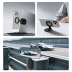 📱🧲Multi-Functional Magnetic & Suction Phone Stand – Strong Grip, 360° Rotation & Perfect for Car, Desk & Kitchen 🚗