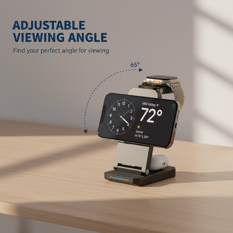 ✨🔥3-in-1 Foldable Magnetic Wireless Charging Station⚡