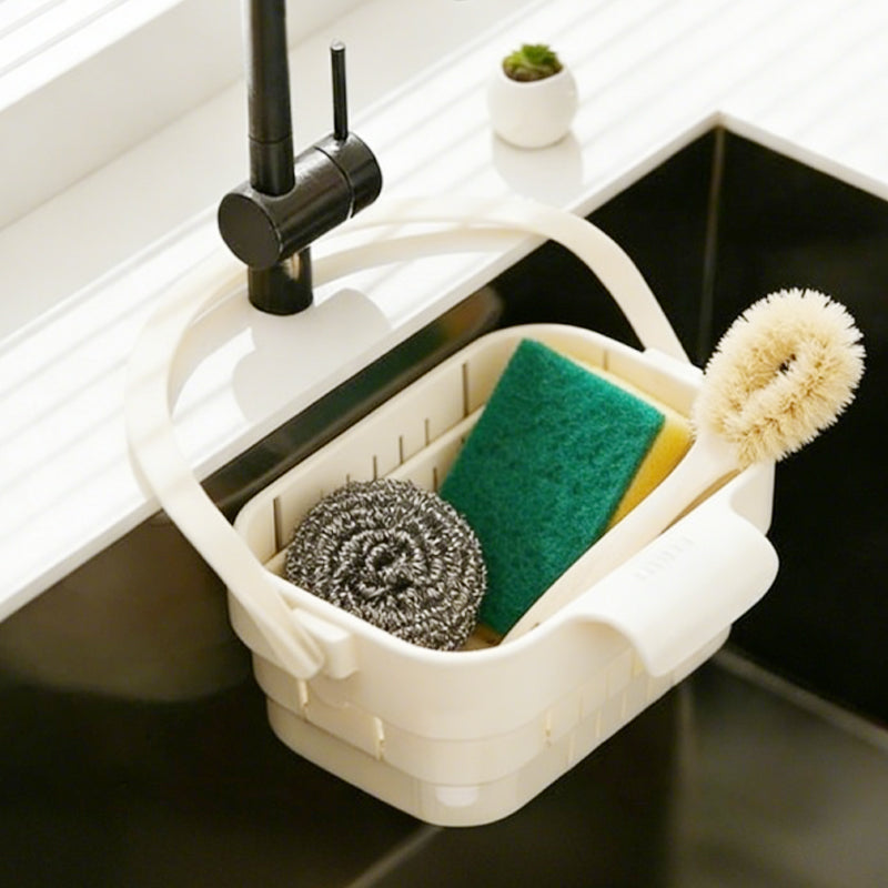 🧺 BUY 3 GET 1 FREE! 🍅 Collapsible Faucet-Hanging Sink Strainer Basket – Hanging, practical & easy to clean – Perfect for fruits, veggies or kitchen utensils – space-saving and versatile 🥦✨