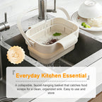 🧺 BUY 3 GET 1 FREE! 🍅 Collapsible Faucet-Hanging Sink Strainer Basket – Hanging, practical & easy to clean – Perfect for fruits, veggies or kitchen utensils – space-saving and versatile 🥦✨