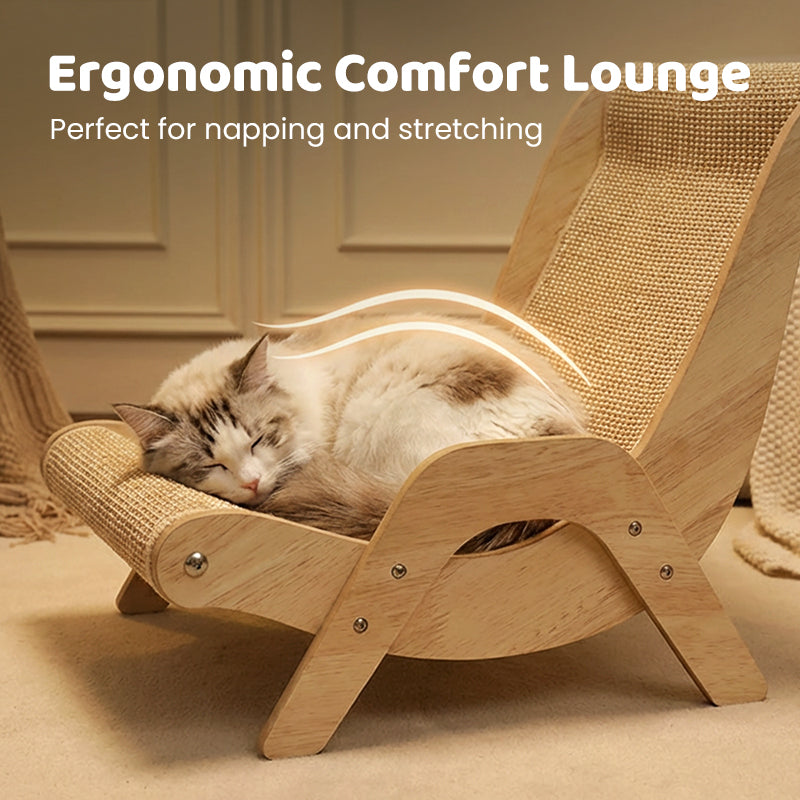 🐱 49% OFF NOW! ⏰ 2-in-1 Sisal Cat Scratching Lounger – Scratching & Lounging, Durable Sisal & Space-Saving 🛏️